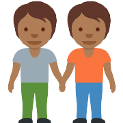People Holding Hands Medium Dark Skin Tone PNG Icon