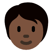 Person Dark Skin Tone PNG Icon