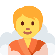 Person In Steamy Room PNG Icon
