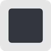 White Square Button PNG Icon