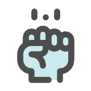 Fight Hand In A Fist Spirited Unite PNG Icon