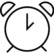 Old Clock Alarm PNG Icon
