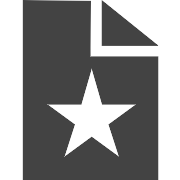 Document Star PNG Icon Document Star PNG Icon
