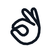 Ok Hand PNG Icon