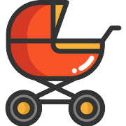 Baby Stroller PNG Icon