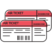 Plane Tickets PNG Icon
