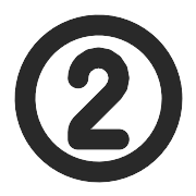 Number 2 Circle PNG Icon