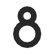 Eight Number Icon Number 8 Vector SVG Icon - PNG Repo Free PNG Icons