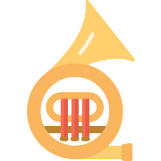French Horn PNG Icon