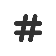 Hash PNG Icon