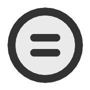 Equal Circle PNG Icon