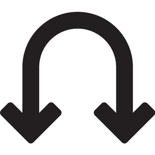 Double Curve Arrow Vector Svg Icon Png Repo Free Png Icons