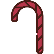 Candy Cane PNG Icon