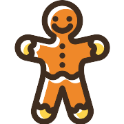Gingerbread Man PNG Icon
