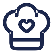 Chef Hat Heart PNG Icon Chef Hat Heart PNG Icon