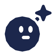 Bomb Emoji PNG Icon