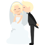 Wedding Couple PNG Icon