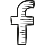 Facebook Drawn Logo PNG Icon