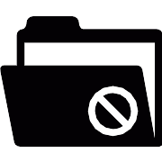 Forbidden Folder PNG Icon