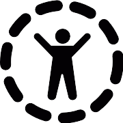Person With Arms Outstretched PNG Icon