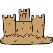 Sand Castle PNG Icon