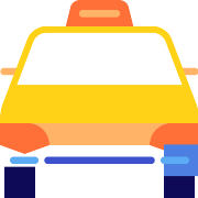 Minivan Taxi PNG Icon