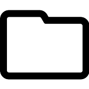 Folder Outline PNG Icon