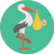 Stork PNG Icon