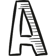 Capital Letter A PNG Icon