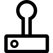 Joystick With Button PNG Icon