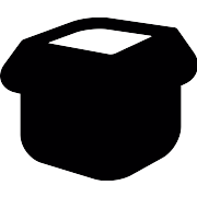 Open Black Box PNG Icon