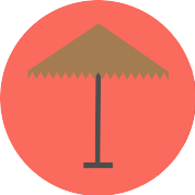 Sun Umbrella PNG Icon